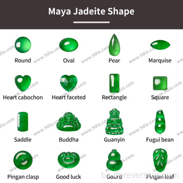 sretan list maya jadeite ston